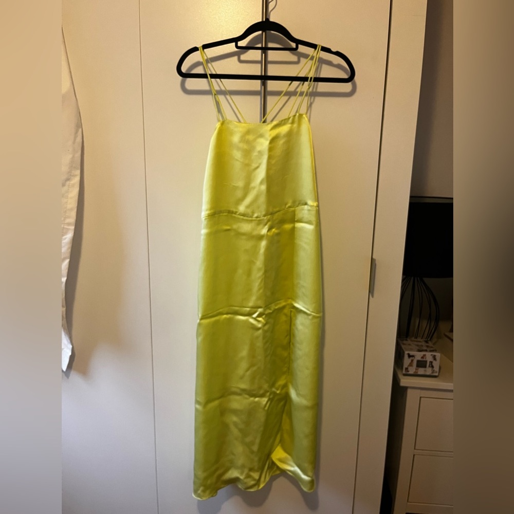 Like green drape dress